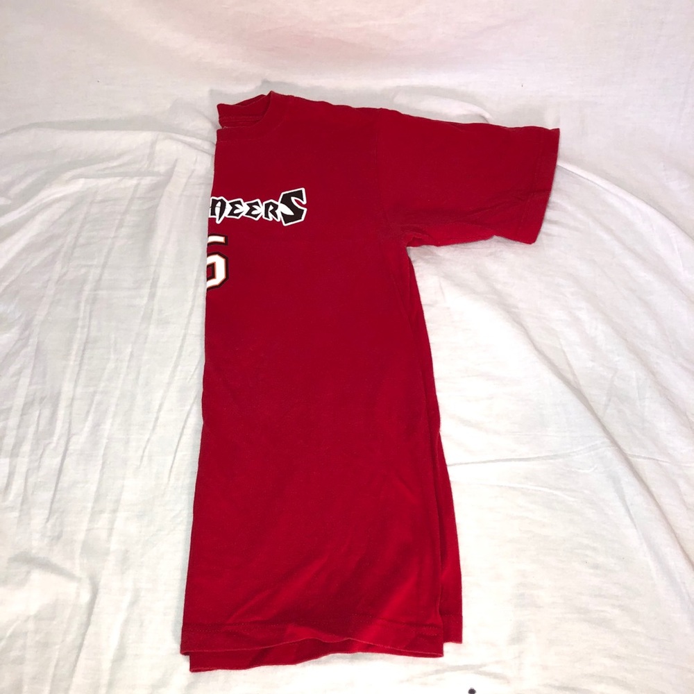 Men's NFL Tampa Bay Buccaneers Josh Freeman #5 Graphic Short Sleeve Shirt Medium - Picture 6 of 6